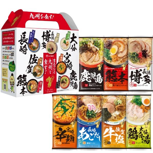 マルタイ　「まるごと九州を食す！九州７県ご当地棒ラーメン詰め合せ」×２箱　３セット