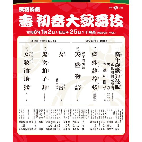 壽 初春大歌舞伎